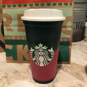 Color Change Holiday Green/Red Hot Cup